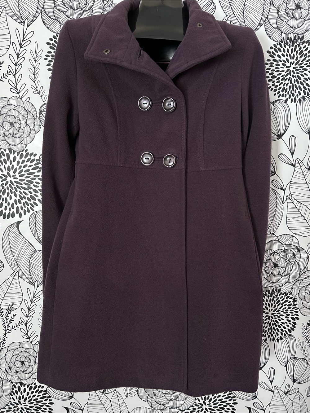 Atmosphere Women’s Purple Pea Coat